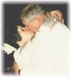 Jim and Rita Greier 25th anniversary kiss @ Little Texas Ranch